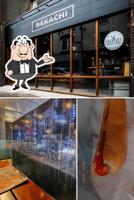 The interior of Bekachi Restocafe Virajpet