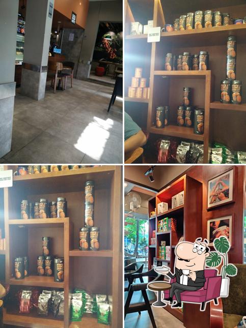 The interior of Café Coffee Day