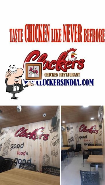 The interior of Cluckers