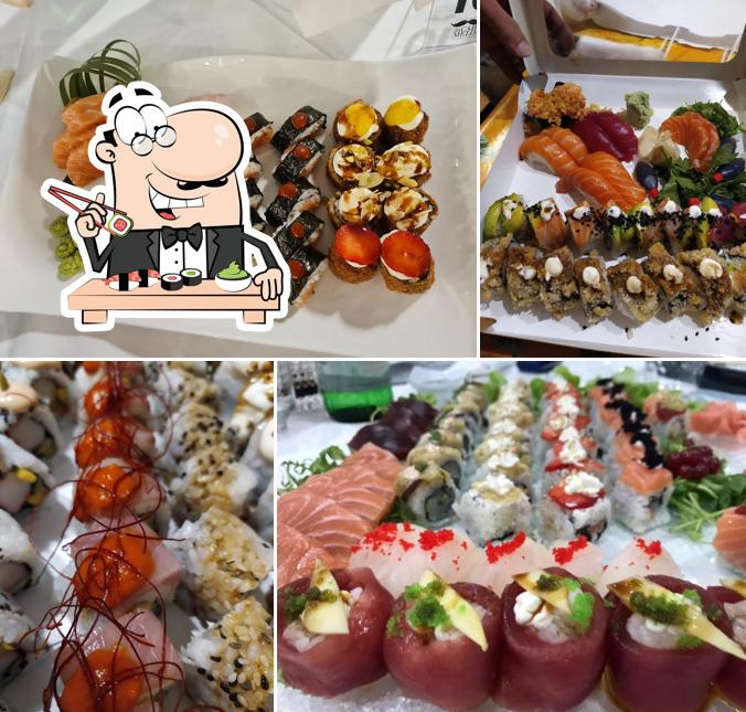Scegli le varie opzioni di sushi