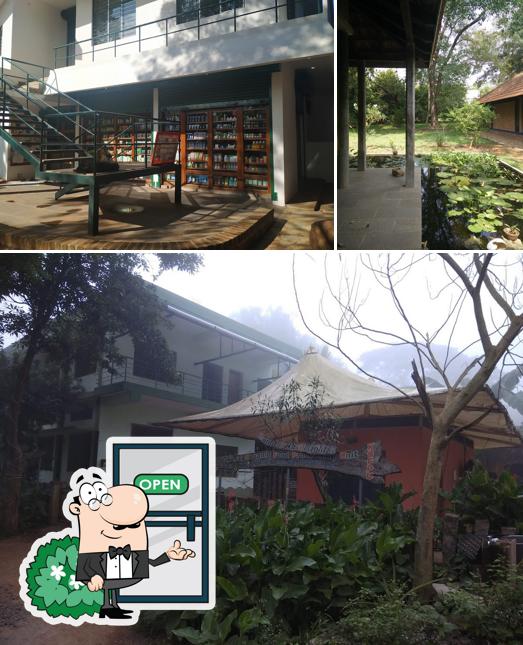 This is the image showing exterior and interior at Auroville Raw Food Centre - Sachitananda