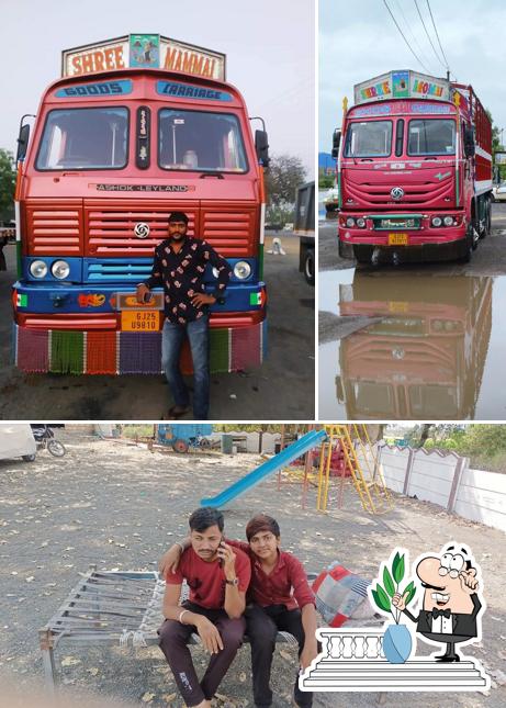 The exterior of Avadkrupa Hotel