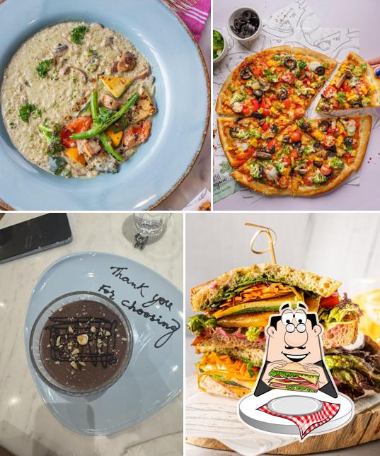 Club sandwich at Earth Cafe @ Churchgate