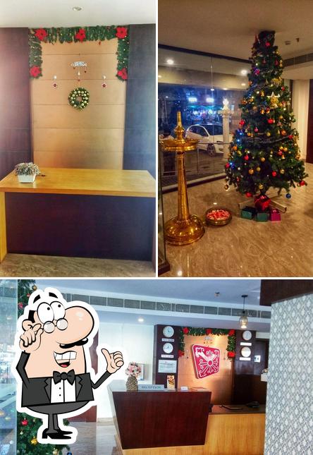 The interior of Hotel Yamuna