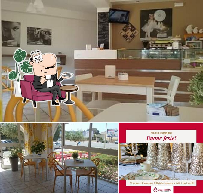 Gli interni di Pan cafè