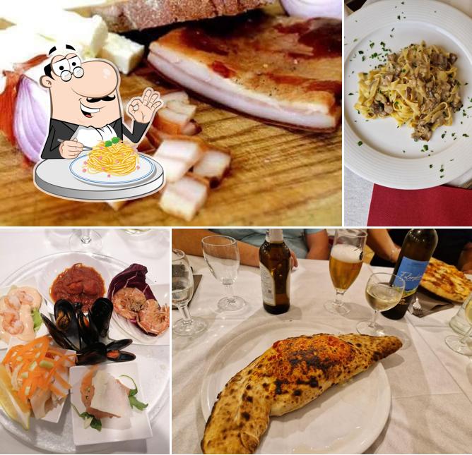 Spaghetti alla carbonara al Pizzeria La Prateria Ristorante