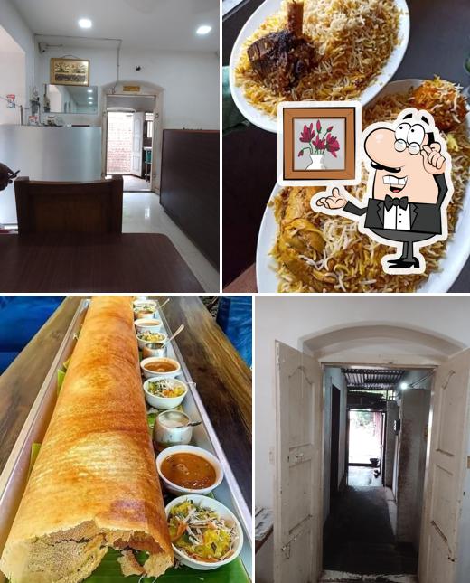 The interior of Sangeeth mess veg&non.veg