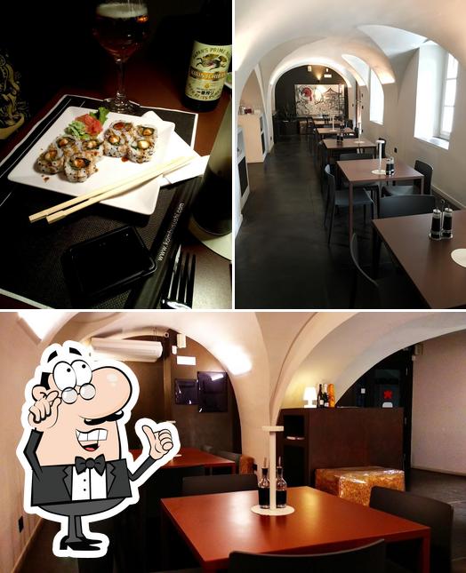 La interni e alcol del ristorante