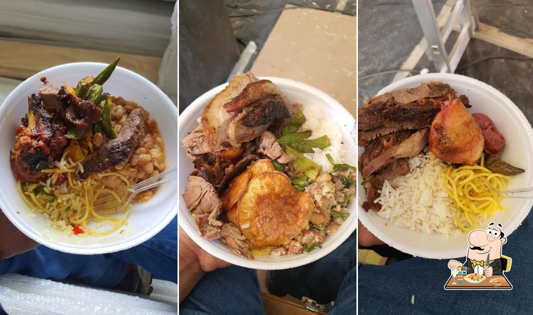 Comida em Restaurante Estrela Brasileira