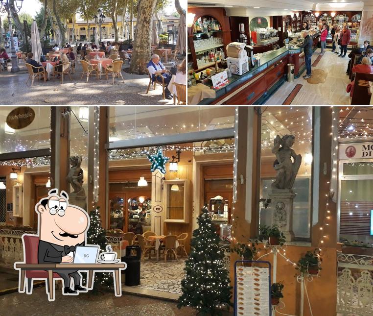 Gli interni di Gran Caffè Michelangelo