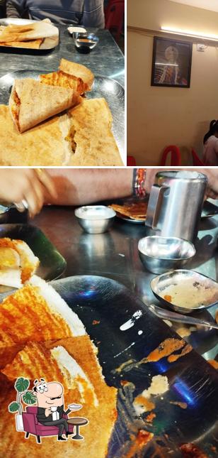 Take a seat at one of the tables at South Dosa Corner