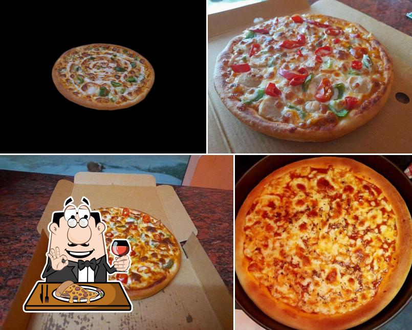 Try out pizza at Pizza Zone