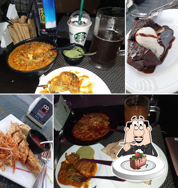 Chocolate cake at The Brew Haus