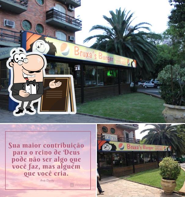 Desfrute da vista da área externa do Bruxa´s Burger