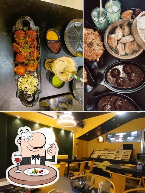 The restaurant's food and interior