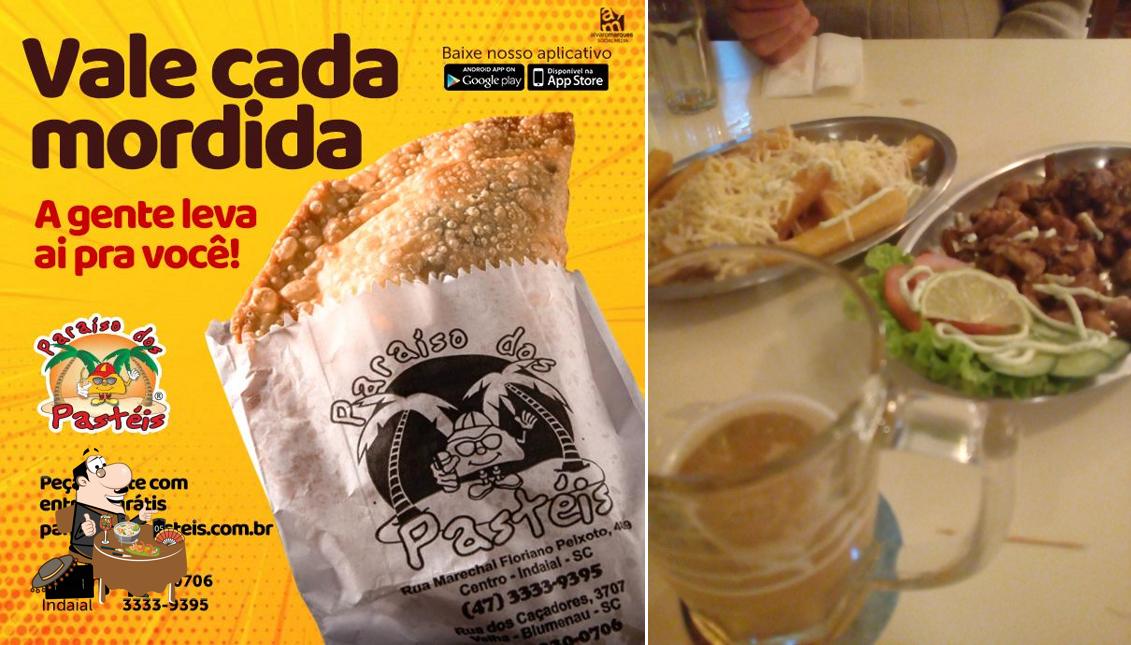 Comida em Paraíso dos Pastéis - Indaial