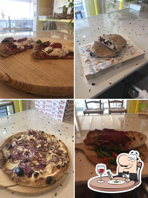 Cibo al Pizzeria da asporto Baci Abbracci