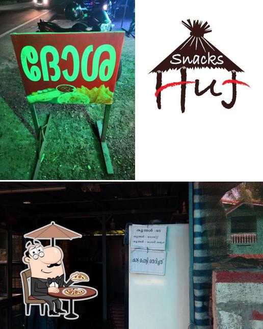 The exterior of SNACKS HUT