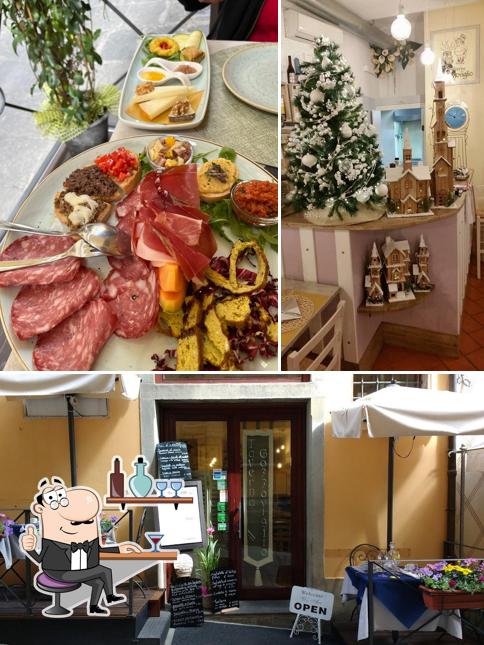 Gli interni di Taverna Il Gozzoviglio