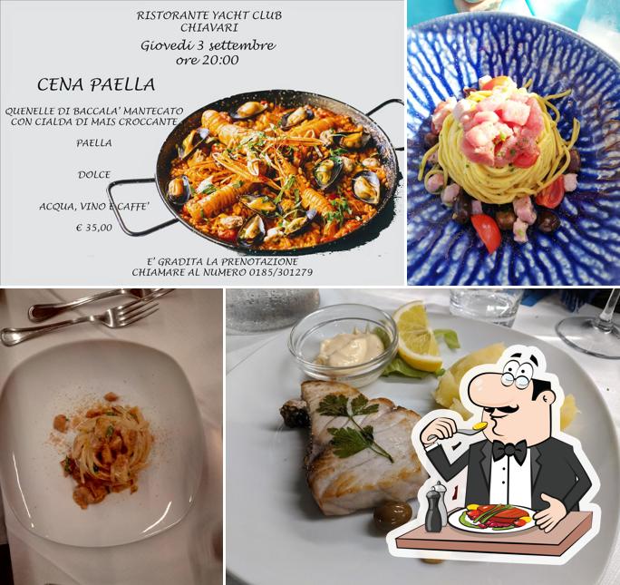 Cibo al Yacht Club Chiavari Ristorante