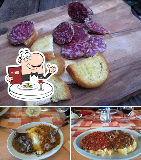 Platti al Ristorante Lo Scarpone