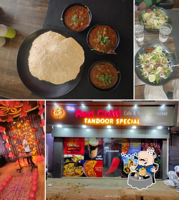 Food at The Red Chilli Restaurant