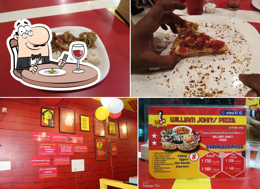 Food at William John’s Pizza