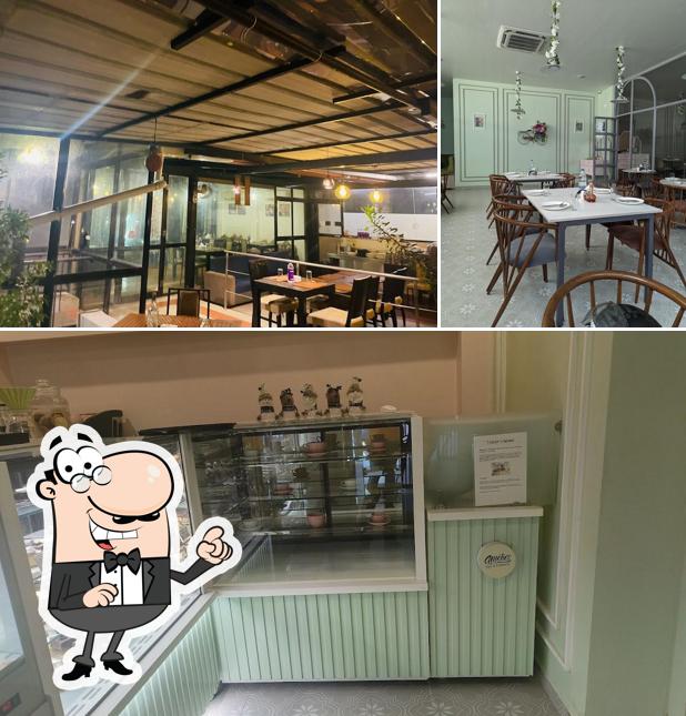 The interior of Amélie's Cafe & Creamery Adyar