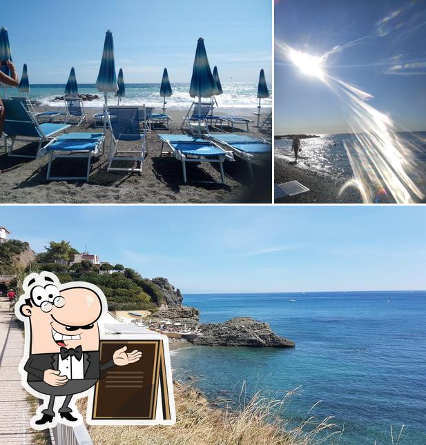 Goditi la vista dagli esterni di Bagni Lido Azzurro