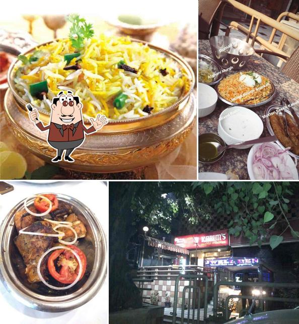 Meals at Karim's Mughlai Restaurant