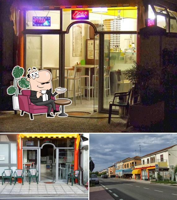 Pronto Pizzaexpress si caratterizza per la interni e esterno
