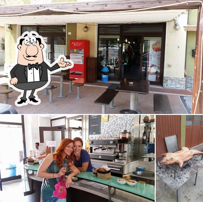 La foto della interni e cibo di Bar Il Quadrifoglio Di Orietti Dimitri Sas