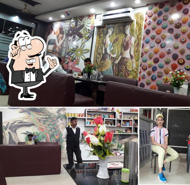 The interior of Bikramganj Restaurant