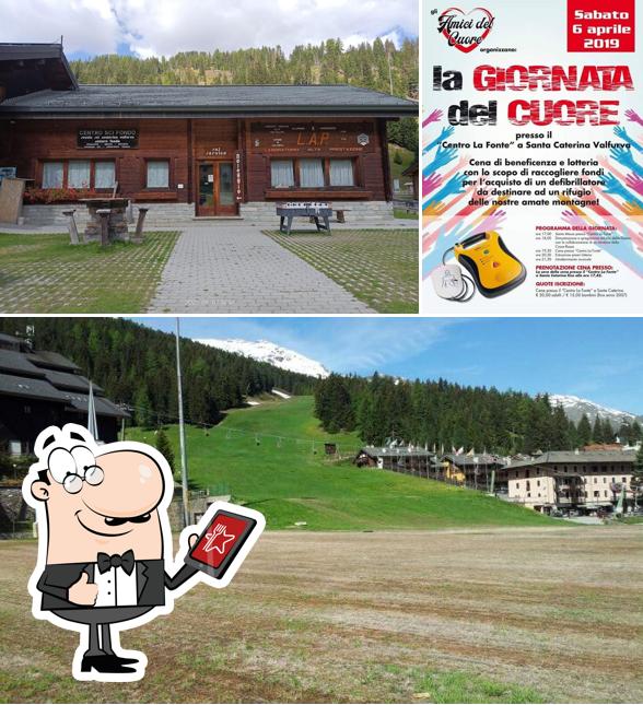 Gli esterni di Centro La Fonte - Bar & Ristorante Servizio ristorazione solo a mezzogiorno