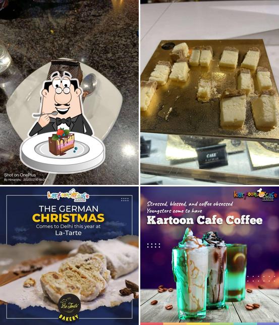 Chocolate cake at Kartoon Cafe