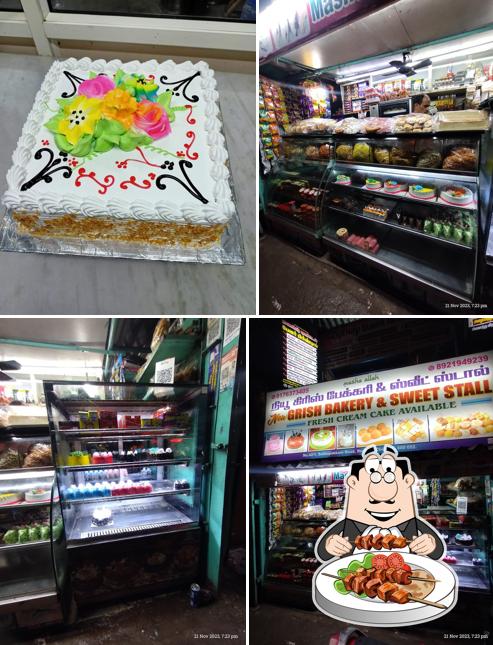Food at NEW GRISH BAKERY & SWEETS STALL