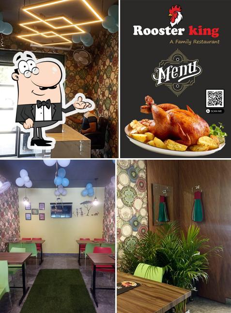 The interior of Rooster King