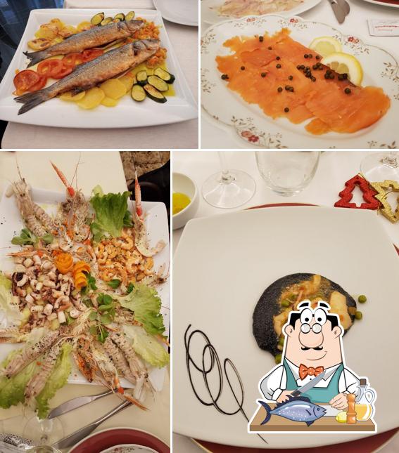 Ristorante Castagnara serve un menu per gli amanti dei piatti di mare