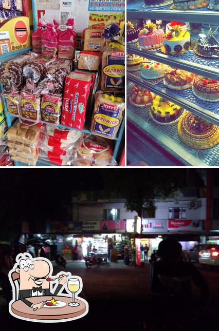 Among different things one can find food and interior at Shubham Bakers and Confectionary