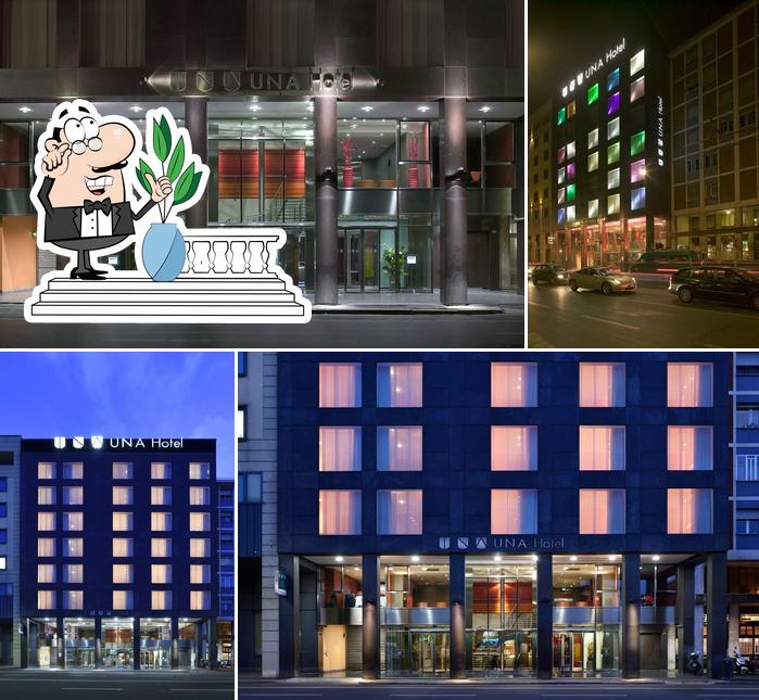 Gli esterni di UNAHOTELS Bologna Centro