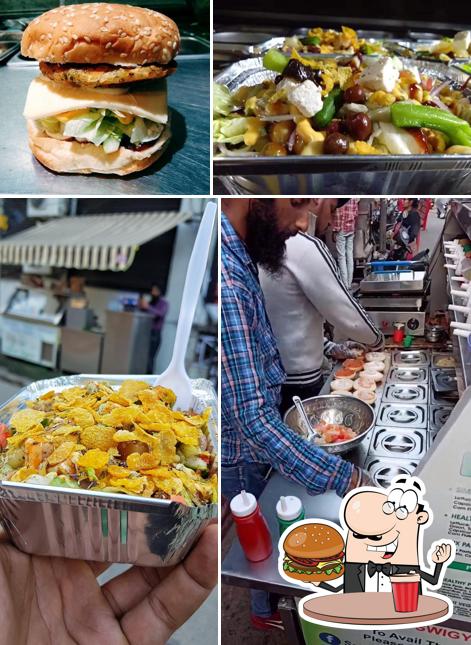 Treat yourself to a burger at Salad Master