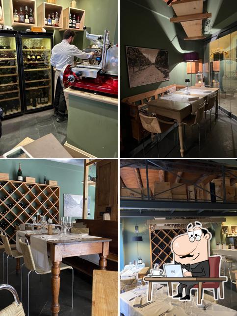 Gli interni di Vecchia Trattoria della Pesa