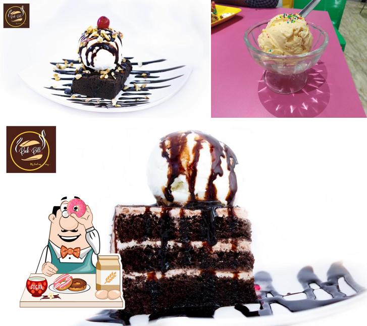 Don’t forget to order a dessert at Rock n Roll Cafe & Restaurant