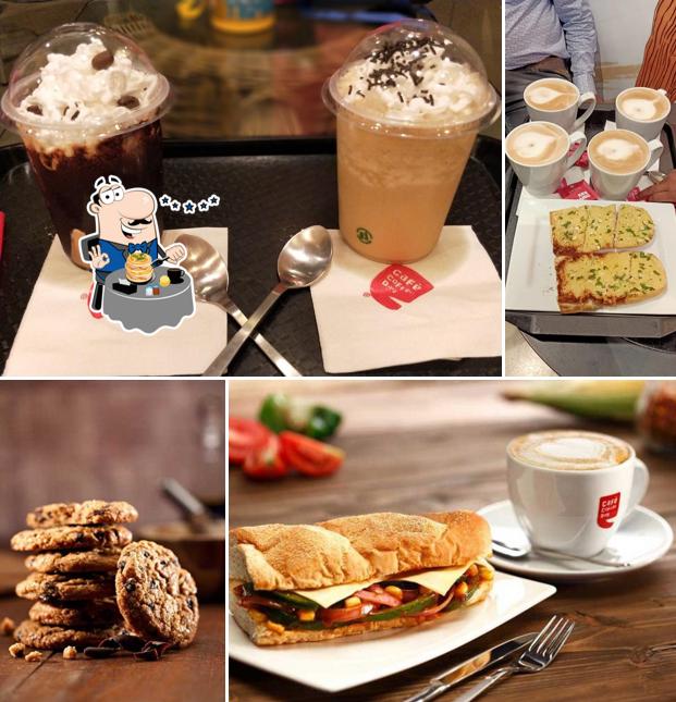 Chocolate mousse at Café Coffee Day