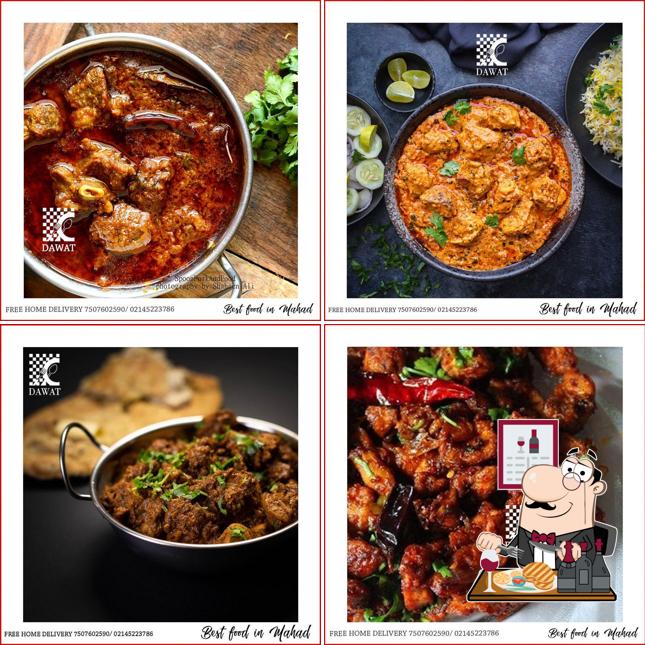 Try out meat meals at Dawat Restaurant
