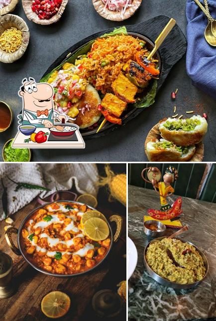 Paella at GujRaj Veg Restaurant 10 - 2 குஜ்ராஜ் சைவ உணவகம் Punjabi Dhaba Gujarati Rajasthani Hotel AK International Chennai