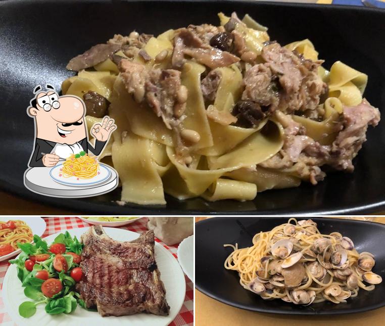 Spaghetti alla carbonara al Osteria La Diavola