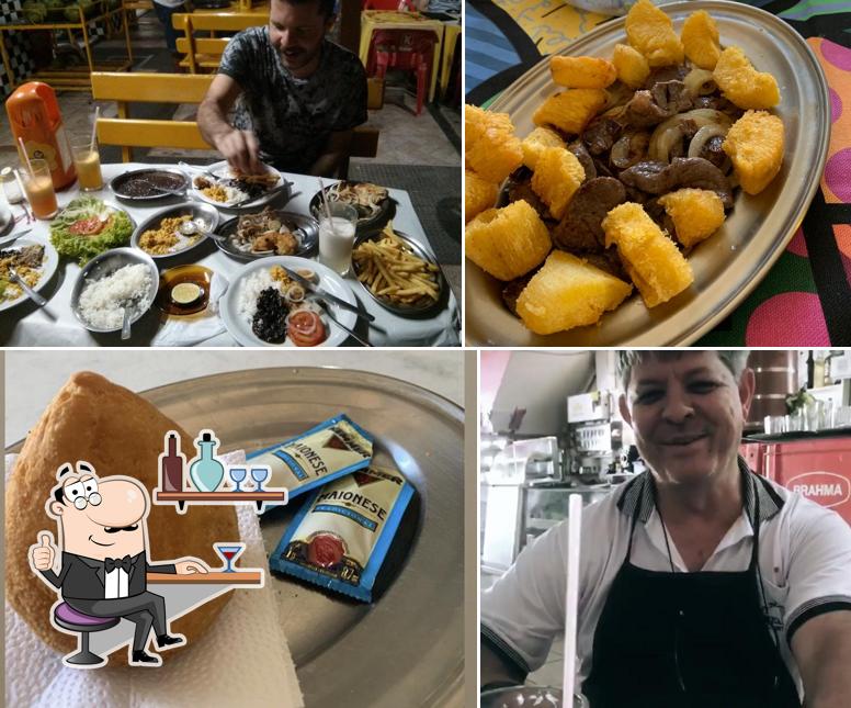 O interior do Lanches Meaípe