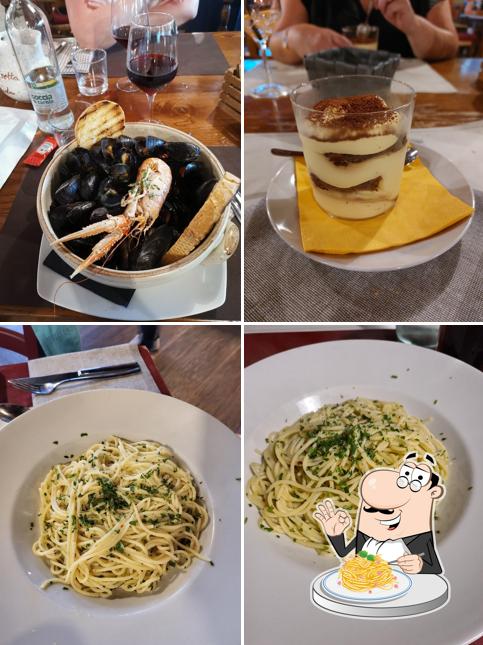 Spaghetti alla carbonara al Cantinetta Lispida @Union Lido Mare