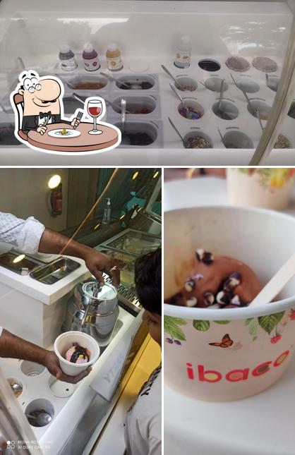 Food at Ibaco Ice Cream Parlour